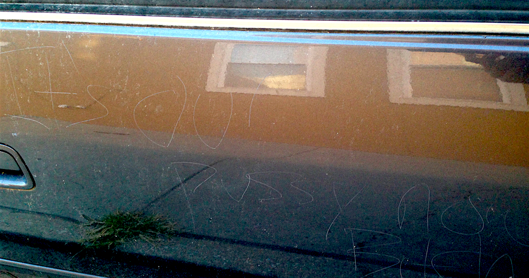 'It's our p---- now, B---h': Vandal keys Trump's language on Drexel professor's car