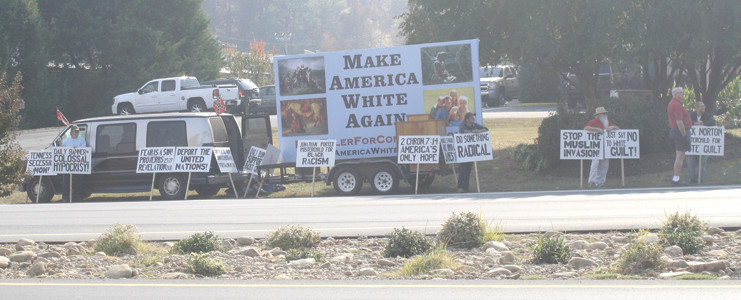 A PROTEST COUNTER-PUNCH